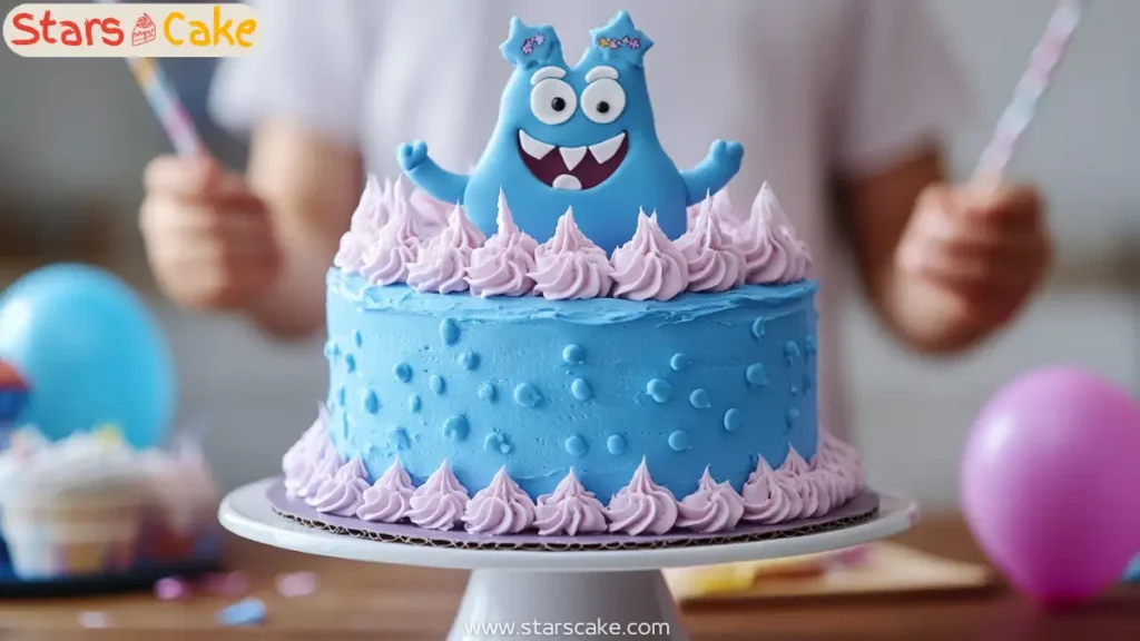 bluey cake decorated for Birthday