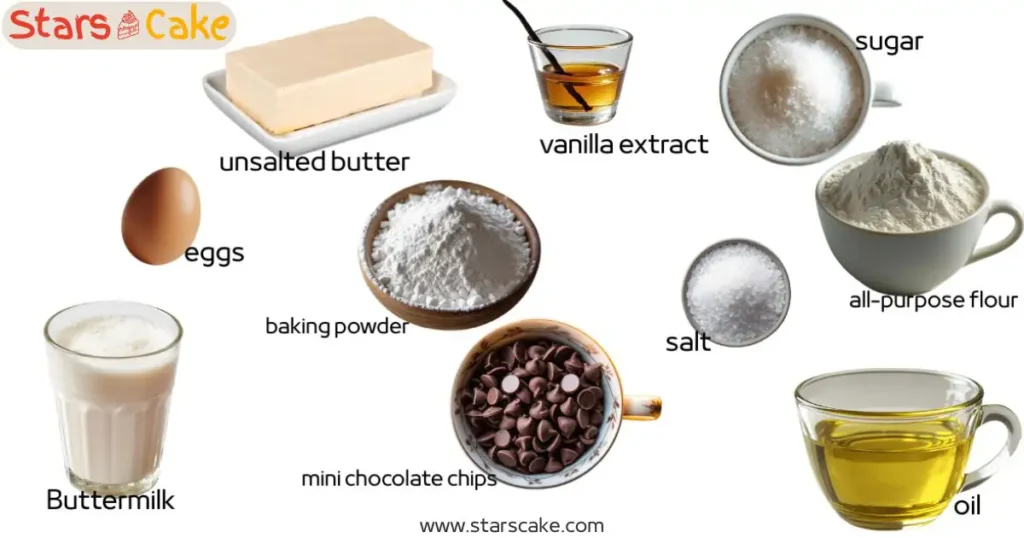 annoli cake ingredients fork and fry Cannoli cake ingredients laid out