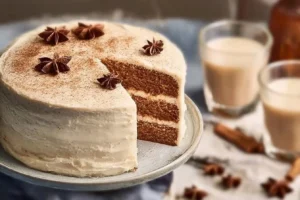 Chai Cake with Cream Cheese Frosting