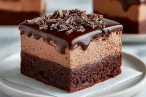 Chocolate Mousse Brownies