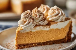 Easy No Bake Pumpkin Cheesecake Recipe