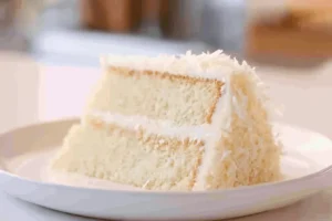 Extra Moist Sour Cream Coconut Cream Cake