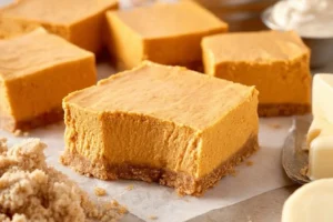 No Bake Pumpkin Bars
