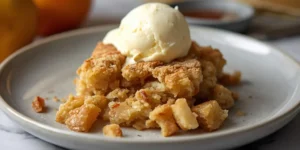 Delicious 3 Ingredient Apple Cobbler with Cake Mix