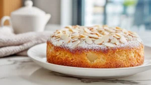 Homemade Almond Meal Apple Cake