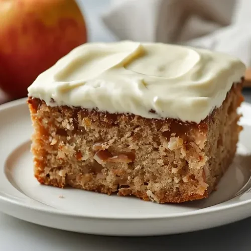 apple cake cream cheese frosting recipe