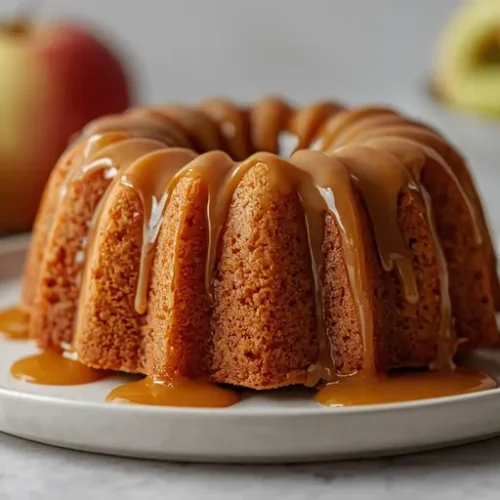 apple cake with caramel glaze recipe