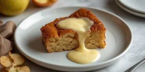 Delicious Apple Cake with Custard Recipe