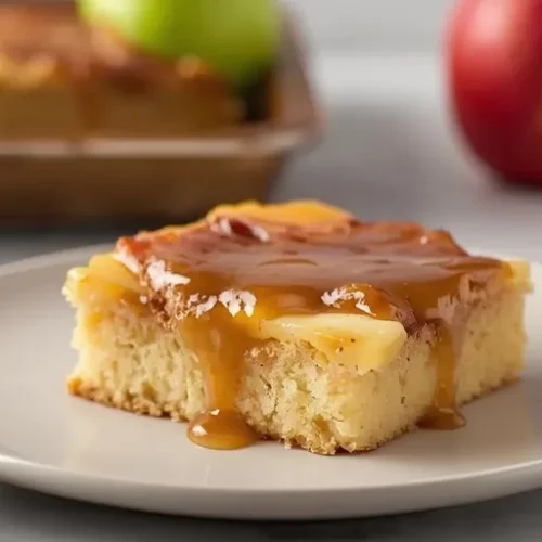 apple and caramel dump cake recipe