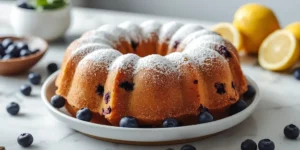 Easy Blueberry Lemon Bundt Cake for Spring Baking