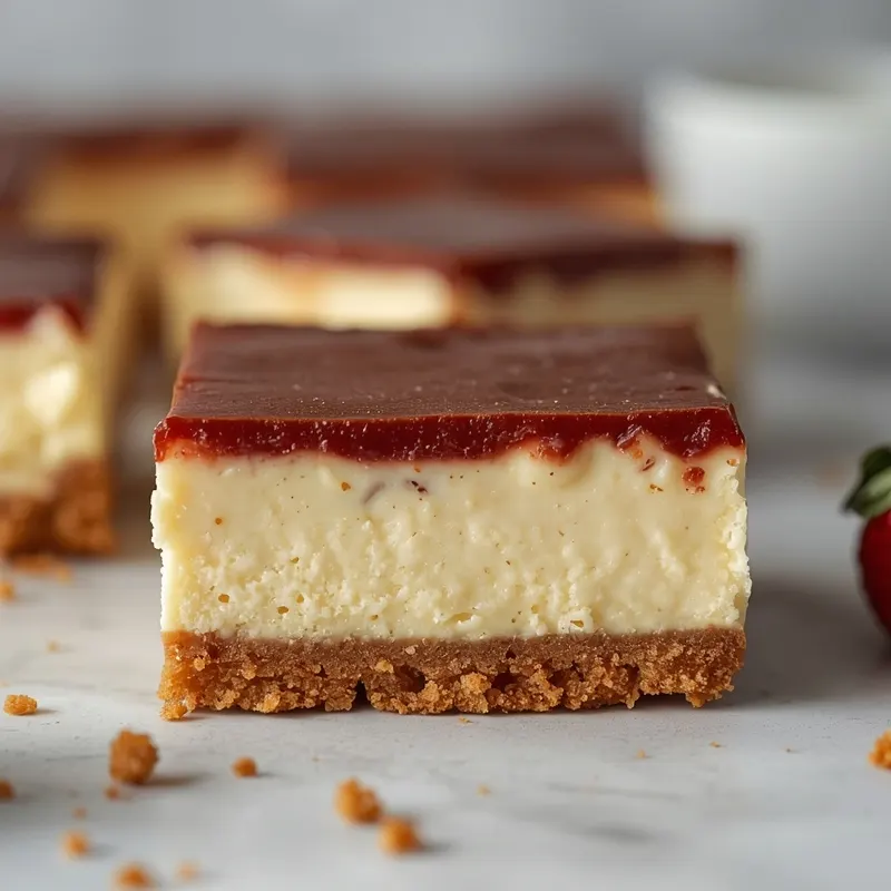 Easy No Bake Cheesecake Bars in 9x13 Pan for Parties Easy No Bake Cheesecake Bars in 9x13 Pan for Parties
