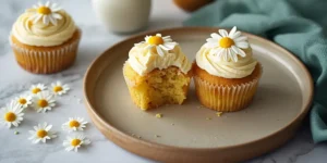 Daisy Flower Spring Cupcakes (Cute Floral Cupcake Design)
