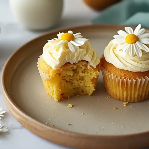 daisy flower cupcakes recipe