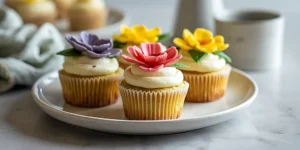Flower Garden Spring Cupcakes (Decorating Tutorial)