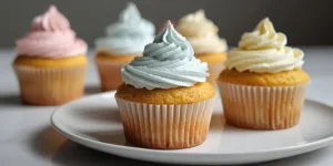 Easy Spring Cupcakes Recipe with Pastel Buttercream