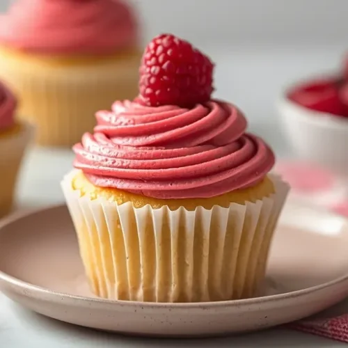 raspberry spring cupcakes recipe