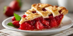 Vintage Strawberry Pie Recipe with Classic Style