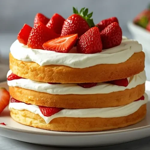 strawberry shortcake cake recipe