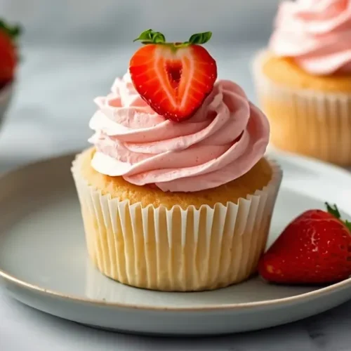 strawberry spring cupcakes recipe