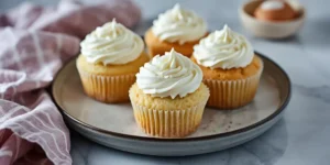 Vanilla Spring Cupcakes with Whipped Buttercream