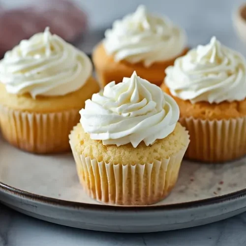 vanilla spring cupcakes recipe