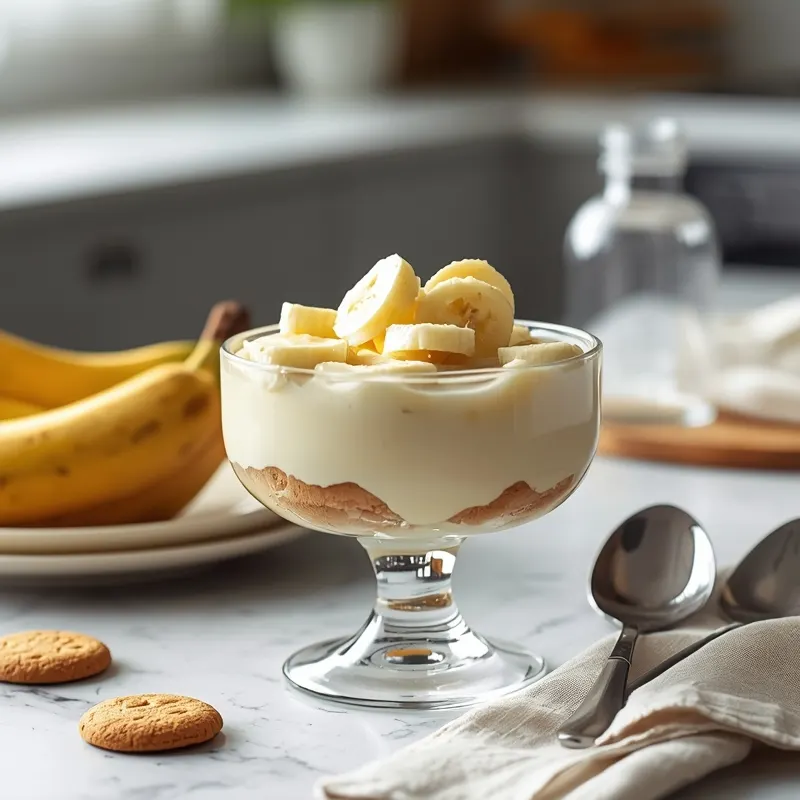 Creamy Banana Pudding with Nilla Wafers for Classic Dessert Creamy Banana Pudding with Nilla Wafers for Classic Dessert