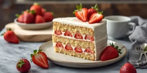 Best Strawberry Cream Cake Ever with Rich Flavor and Texture