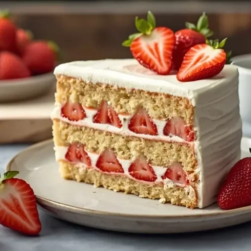 best strawberry cream cake recipe
