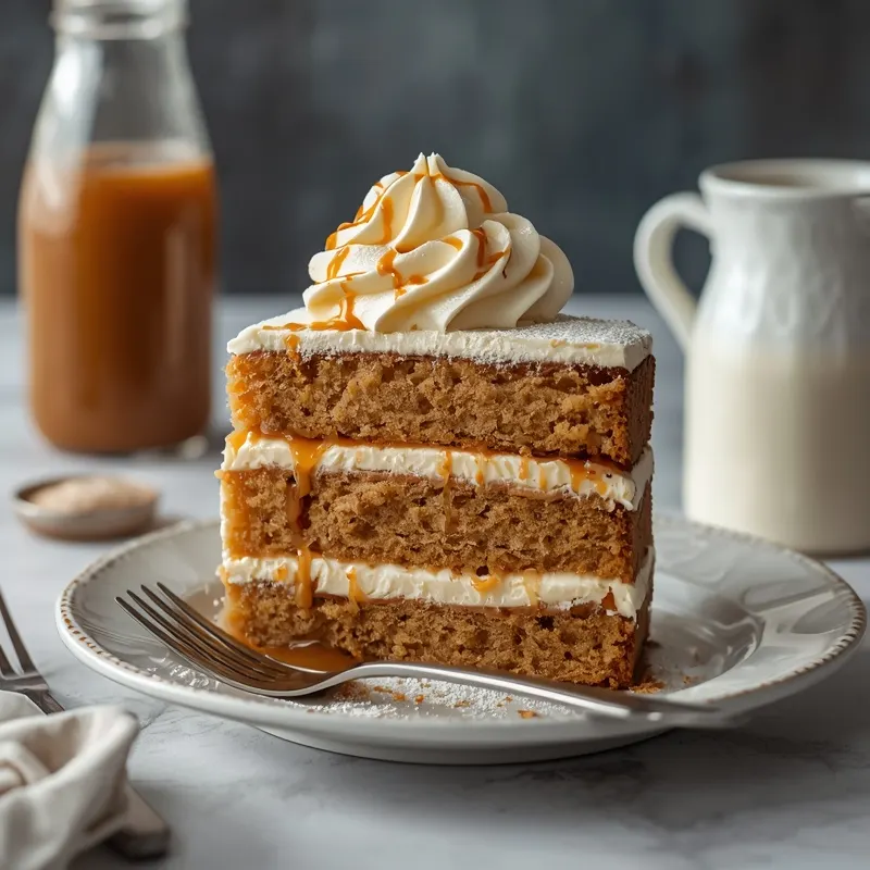Biscoff Tres Leches Cake with Caramel Flavor Twist