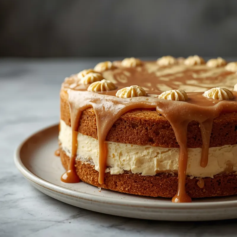 Biscoff Tres Leches Cake with Caramel Flavor Twist