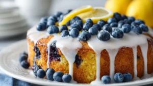 Juicy Blueberry Lemon Cake for Summer Dessert Tables
