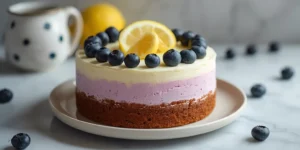 Elegant Blueberry Lemon Cake with Fresh Decoration Ideas