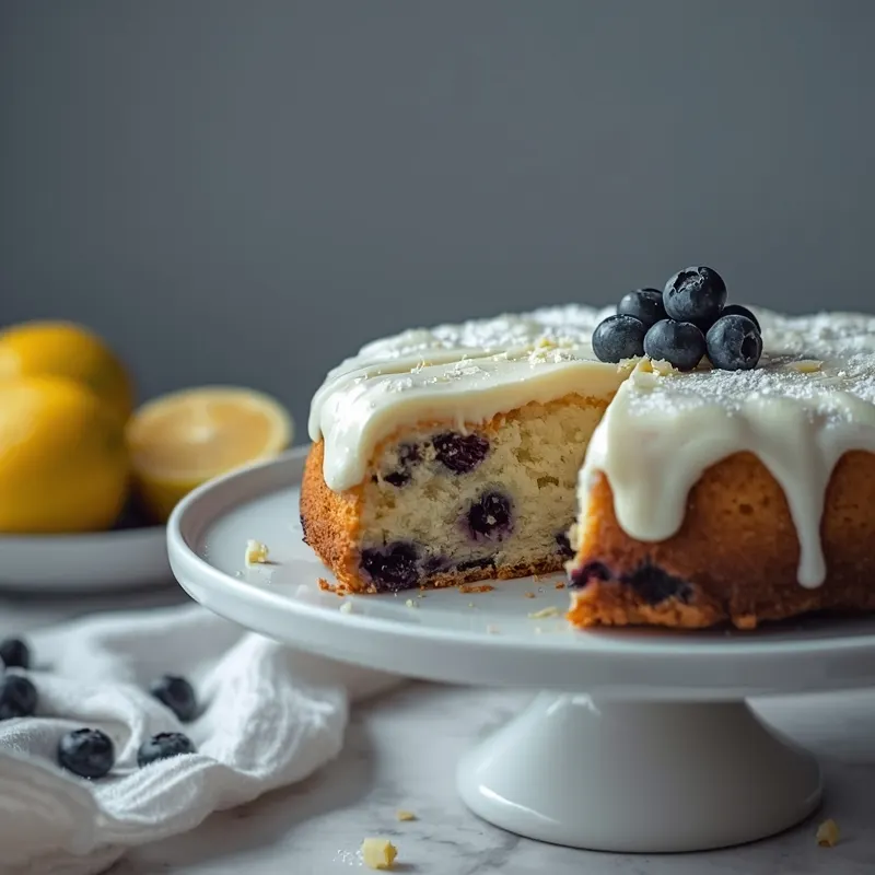 Juicy Blueberry Lemon Cake for Summer Dessert Tables