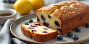 Moist Blueberry Lemon Loaf Cake for Quick Baking Days