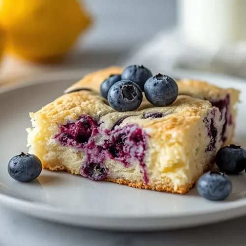 blueberry lemon poke cake recipe