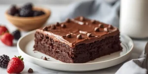 Creative Chocolate Sheet Cake with Decorative Toppings