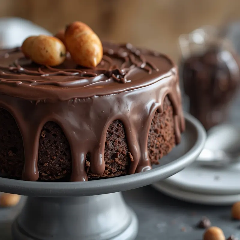 Creative Chocolate Sheet Cake with Decorative Toppings Creative Chocolate Sheet Cake with Decorative Toppings