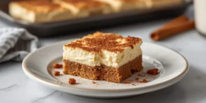 Easy Churro Cheesecake Bars with Cinnamon Sugar Layers