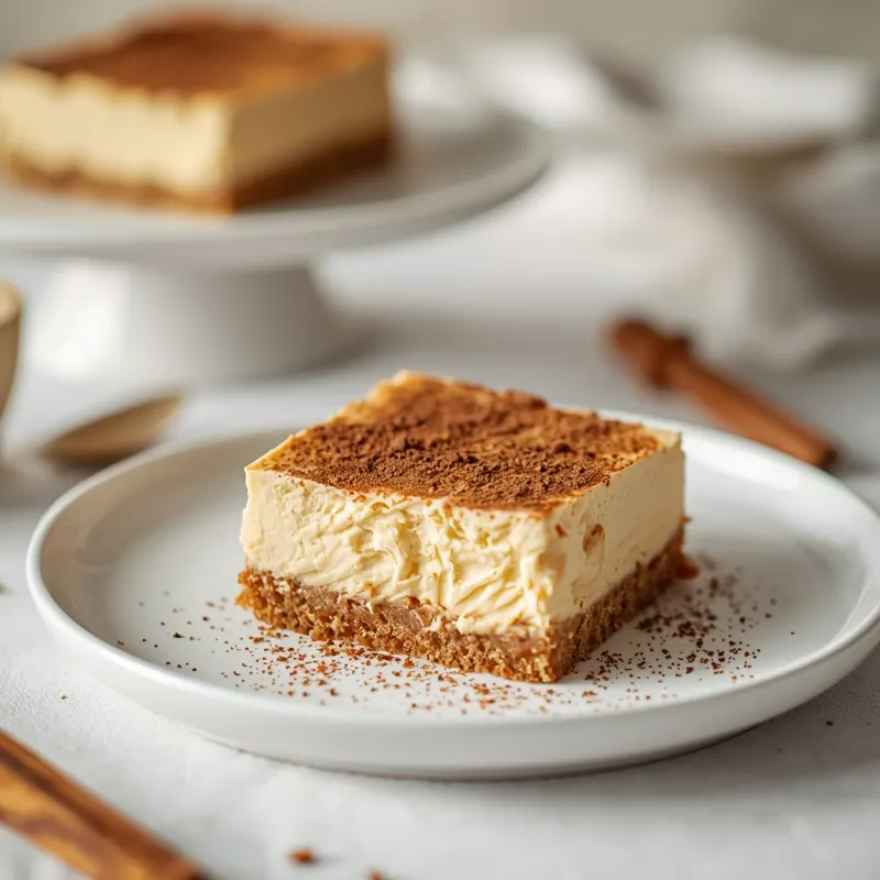 Churro Cheesecake Bars for Wedding Dessert Table Ideas