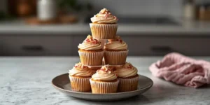 Cute Cupcake Tower for 18th Birthday Party Setup