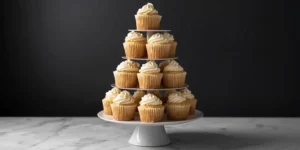 Elegant Cupcake Tower for Wedding Dessert Displays