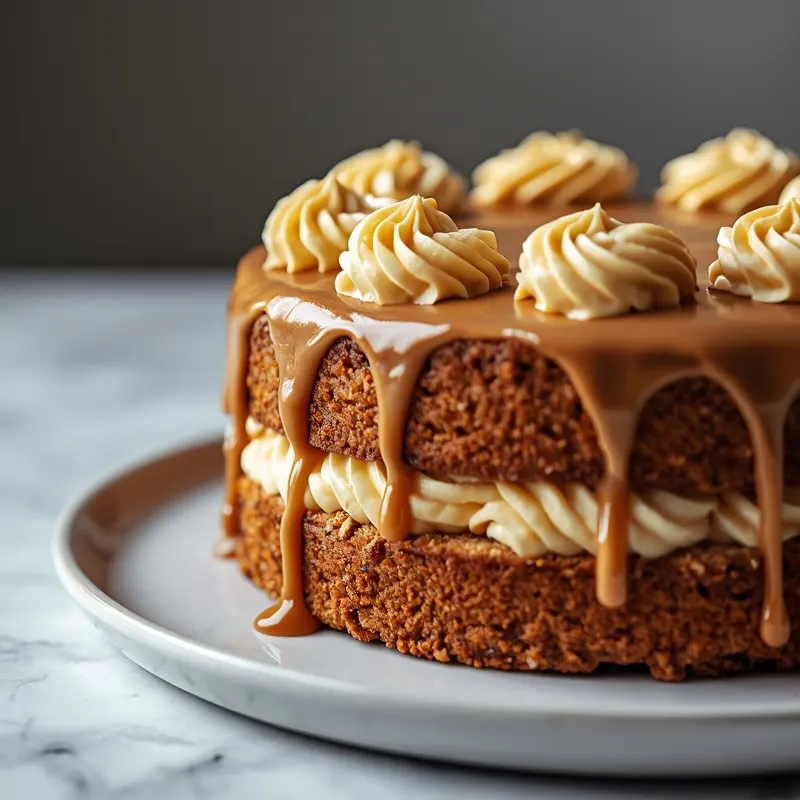 Dulce de Leche Birthday Cake with Elegant Decoration Ideas Dulce de Leche Birthday Cake with Elegant Decoration Ideas