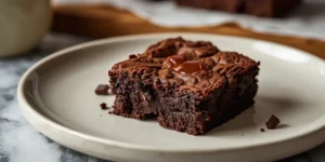 Fudgy Homemade Brownies with Rich Chocolate Center