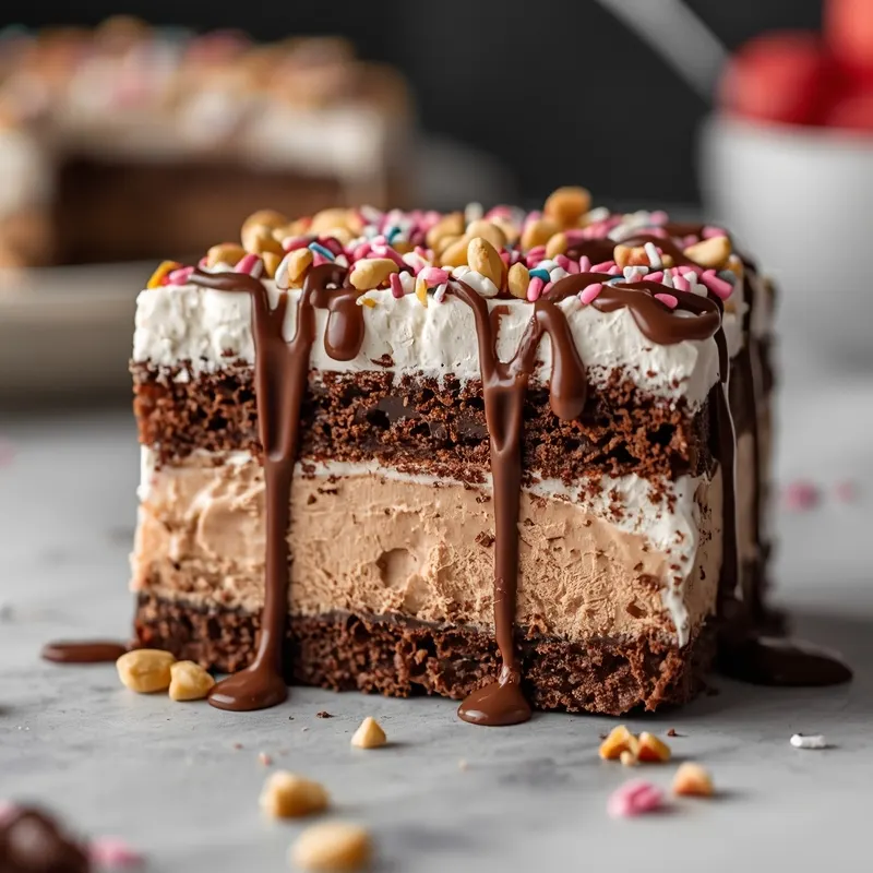 Chilled Ice Cream Sandwich Cake Bars for Summer Parties