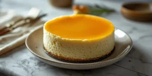 Soft Vanilla Cake with Cheesecake-Style Decoration