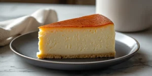 Soft Japanese Cheesecake with Pudding-Like Texture for Dessert Lovers