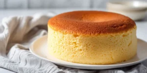 Fluffy Japanese Cheesecake with a Light Jiggly Texture