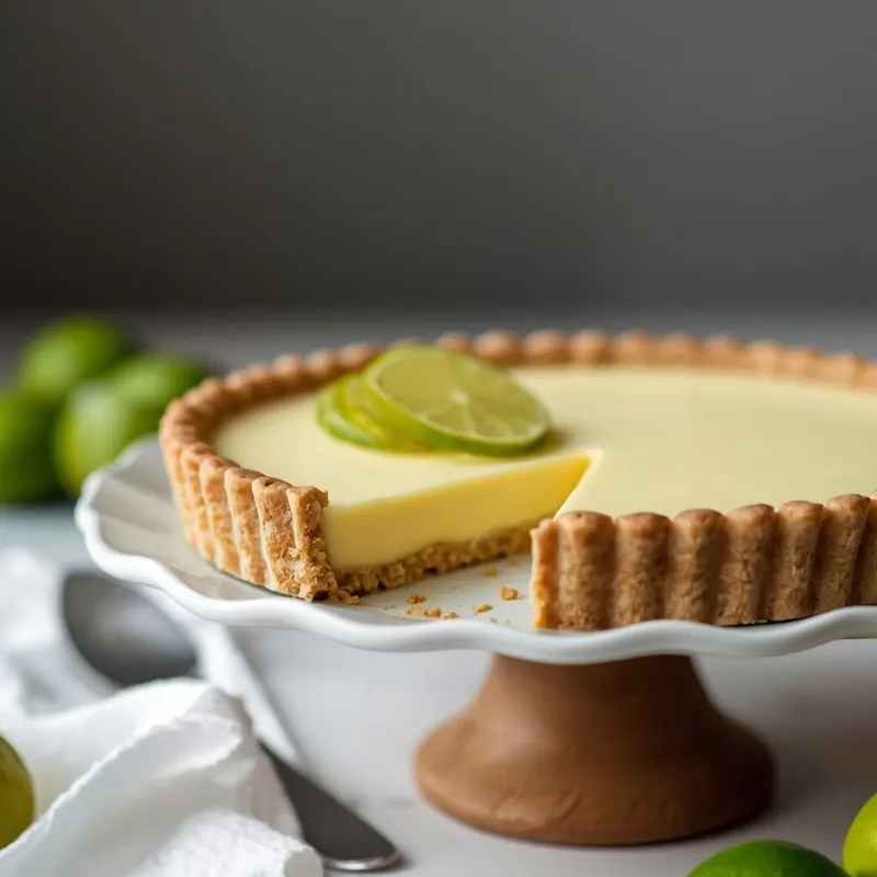 Chilled Key Lime Tart for an Elegant Dessert Finish Chilled Key Lime Tart for an Elegant Dessert Finish