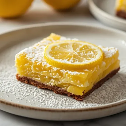 lemon brownie bars recipe