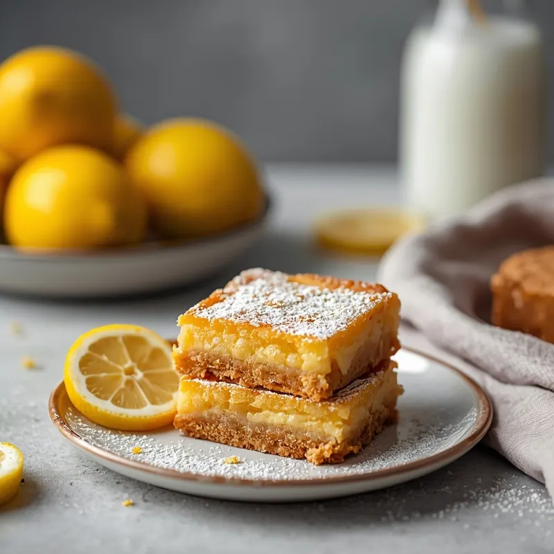 Lemon Brownie Bars with Soft Texture and Citrus Flavor Lemon Brownie Bars with Soft Texture and Citrus Flavor